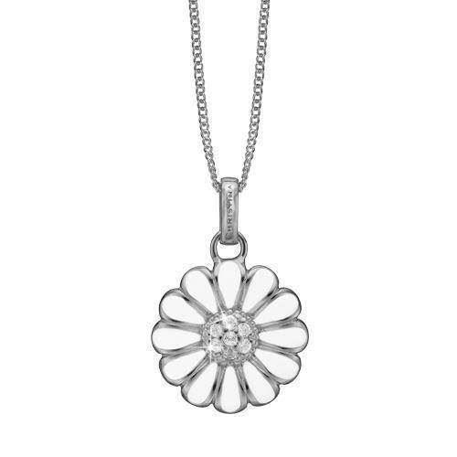 Image of 25 mm Marguerite 925 sterling sølv Christina sølv halskæder smykke fra Christina Collect